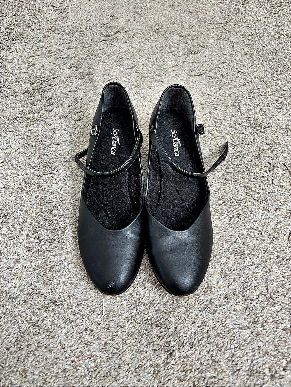 So Danca Black Character Shoes Size 7